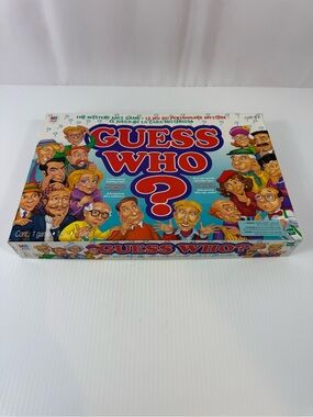 Milton Bradley Guess Who? Mystery Face Game 4800 Vtg 1998 Hasbro 100% Complete